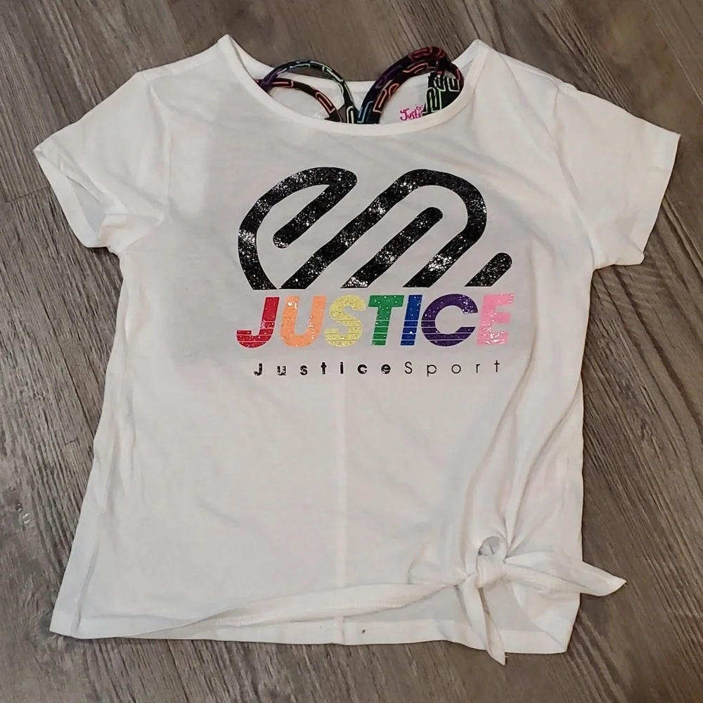 Justice Sport Matching Short & T-Shirt Set Size 7/8